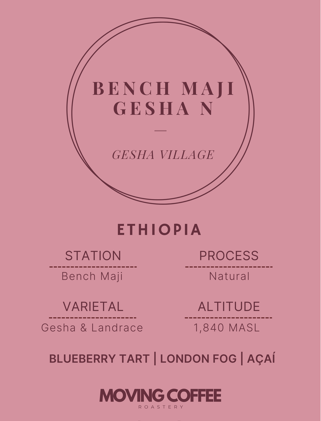 Gesha Village Bench Maji Gesha N