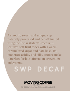 Swiss Water® Decaffeinated Coffee - BRAZIL FAZENDA UM